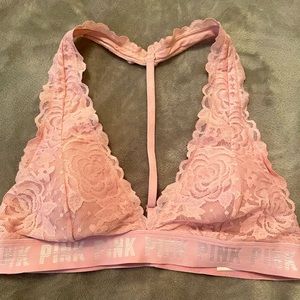 SOLD PINK lace bralette